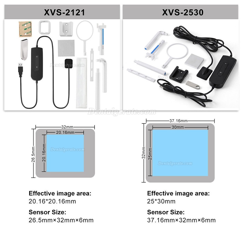 Dental USB Digitaler Intraoral R&ouml;ntgensensor mit R&ouml;ntgenhalter & 500 St&uuml;ck Schutzh&uuml;lle